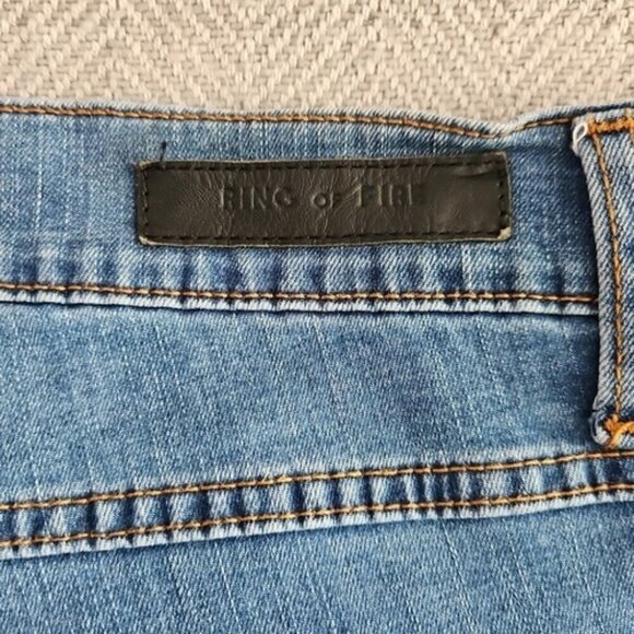 Ring of Fire Jeans Men's Size W33 L32 Straight Leg Slim Fit Med Wash Stretch - Picture 14 of 16